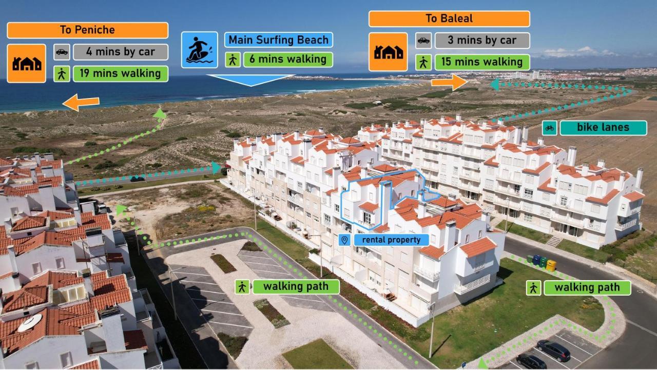 Baleal Beachfront Duplex Пениш Екстериор снимка